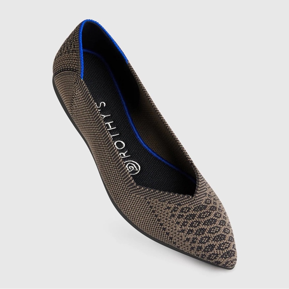 RARE Rothy’s The Point Walnut Python Women’s Size… - image 6